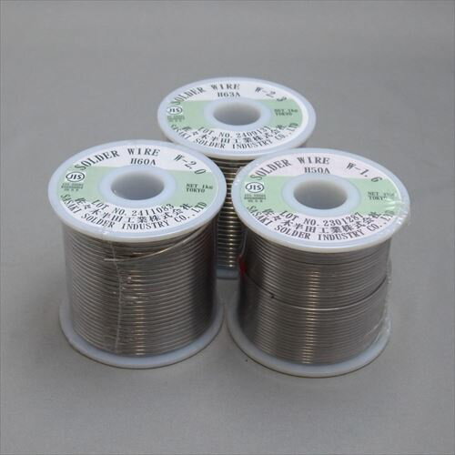 はんだ線コイル巻き（Sn60Pb40/錫60鉛40）1.5φ 1kg(4)