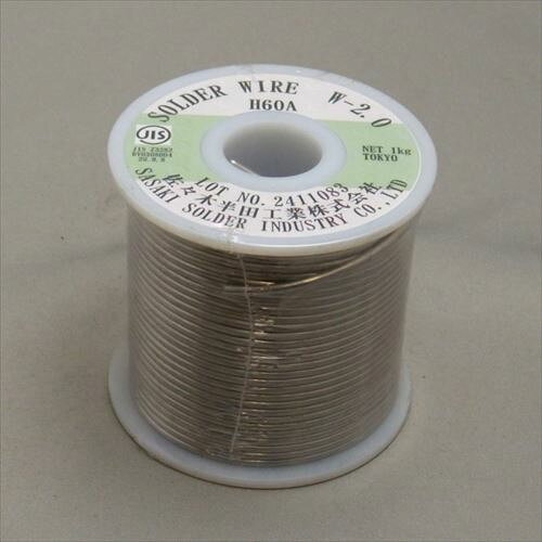 はんだ線コイル巻き（Sn60Pb40/錫60鉛40）2.0φ 1kg