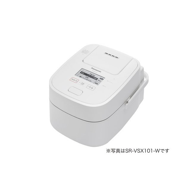 Panasonic スチーム 可変圧力IHジャー炊飯器 SR-VSX101-W