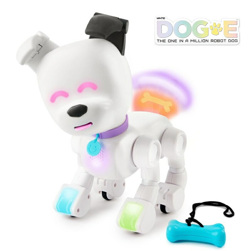  Mintid デジレクト あなたのパートナー シリーズ コミュニケーションドッグ DOG-E ヒーリングパートナー 育成 犬 ロボット 音声認識 コミュニケーション 感情表現 電子ペット ｜ 育てる 夢の ロボット犬