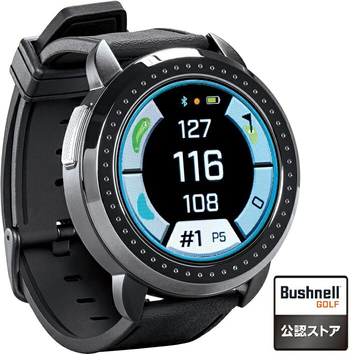 ゴルフ用GPS 【RSL】 Bushnell / ブッシュネル ゴルフ用GPS内蔵ナビゲーション ION ELITE イオンエリート BLK / ブラック ｜ 対応コース 約38000コース ｜ Bluetooth搭載 ｜ フルカラータッチスクリーン コースレイアウトモード ｜ コースデータ更新可能 ｜ スロープ機能 ｜ ゴルフ ナビ