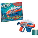 ハズブロ NERF ナーフ DINOSQUAD ダイノスクワッド ステゴスマッシュ F0805 正規品 ｜ ステゴサウルスデザイン ｜ ナーフ エリート公式 ダーツ 5本 付属 ｜ シューティング ｜ サバイバルゲーム ｜ スポーツ トイ