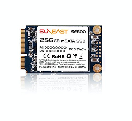 SUNEAST サンイースト 256GB 内蔵SSD SE800 mSATA SSD SATA 6Gb/s 3D TLC SE800-m256GB 処理速度 快適