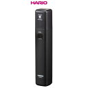 HARIO ハリオ モバイルミル スティック ブラック EMS-1B 小型 携帯サイズ 粗さ調節機能付き　電動コーヒーミル/手挽きコーヒーミル 2Way 使い分け可能 USB充電