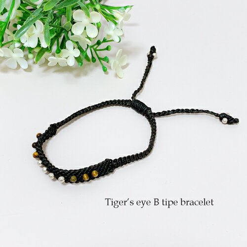 天然石タイガーアイ幸運のお守りアク...