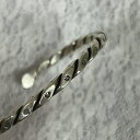 カレンシルバー カレン族バングル シルバー925 シルバーバングル シルバーブレスレット腕輪 レディース アクセサリーカレン族シルバーバングルKaren Sil...