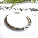 【送料無料】カレンシルバー カレン族バングル シルバー925 シルバーバングル シルバーブレスレット腕輪 レディース アクセサリーカレン族シルバーバングルKaren Silver 銀細工 シルバーアクセサリー 26.8gg