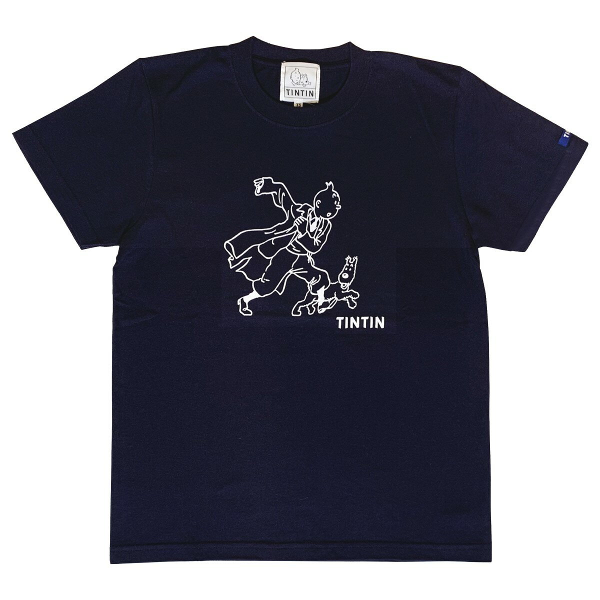TINTIN ベーシックTシャツ レポーター / 男女兼用 春夏 全2色 XS-XL