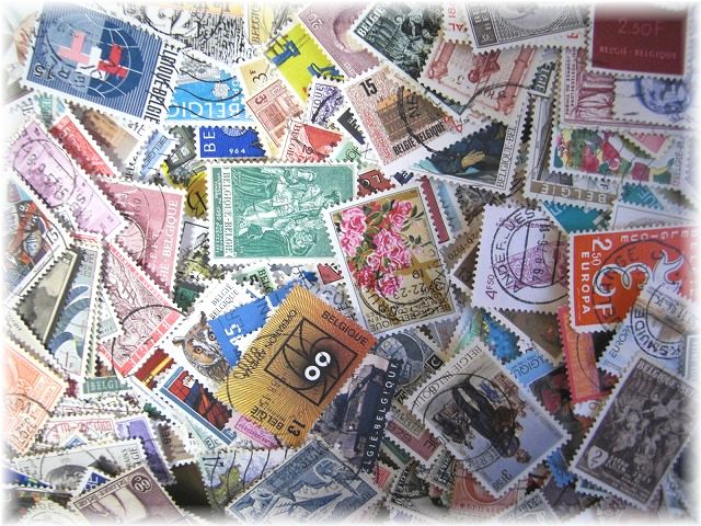 ベルギーの切手　（使用済み切手　