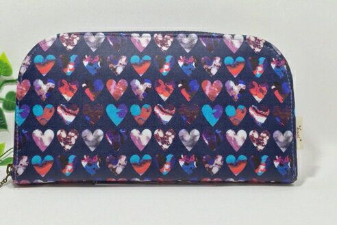 リバティラミネート生地ビニコ長財布...