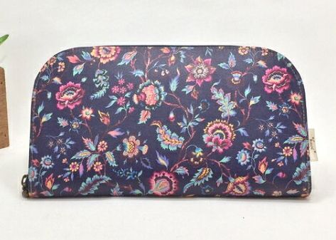 リバティラミネート生地ビニコ長財布...