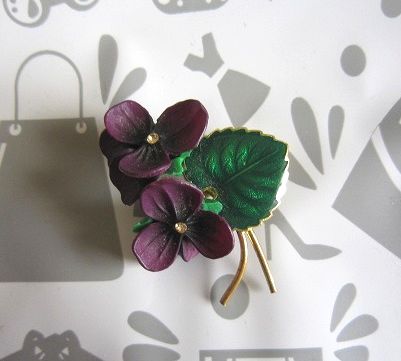 フローラダニカ　ブローチ　すみれ フローラダニカ ブローチ すみれ 楽天市場】スミレ ブローチの通販
