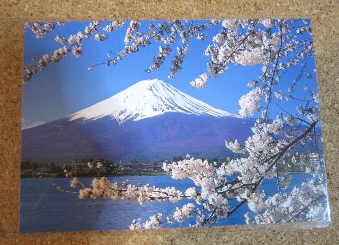 未使用　ポストカード　（富士山）