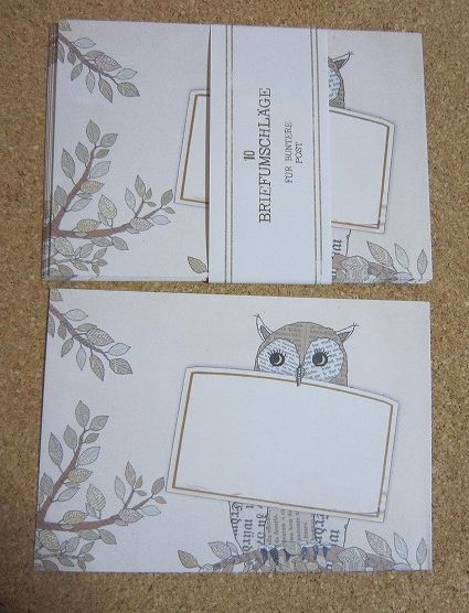 新品 ドイツ製封筒 同柄5枚セット