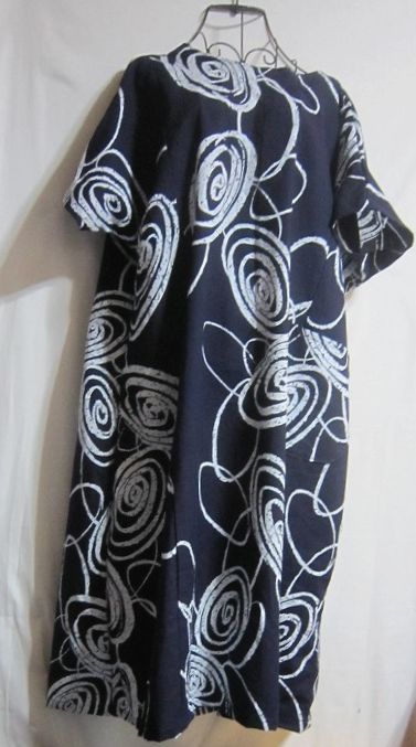 浴衣の反物からリメイク　ロングワンピース　ゆったり楽ちんサイズ　ハンドメイド　手作り