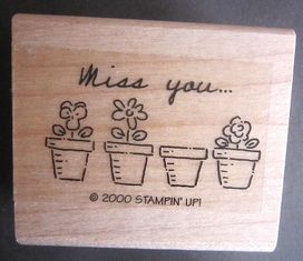 STAMPIN UP　Miss you.....