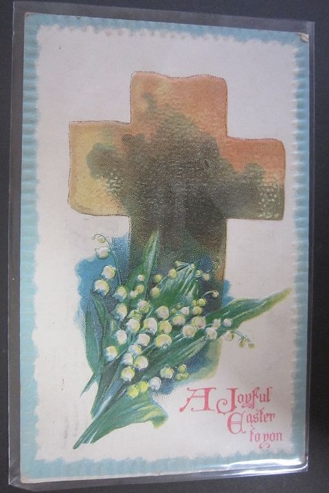 アンティーク　ポストカード　すずらん ［アメリカ　1900年代初期］絵葉書