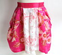 NIXIE CLOTHING ニクシークロージングヴィンテージシルク ビッグポケットスカート《8才オペラ》