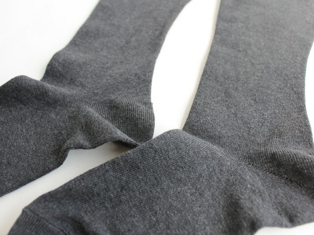 condor(コンドル)プレーン　オーバーニーソックス《チャコールグレー》