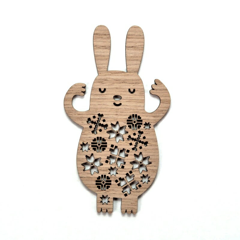 Etno DesignʥȥΥǥʥȡBUNNY WITH SO BIG ARMFUL OF GREETINGS