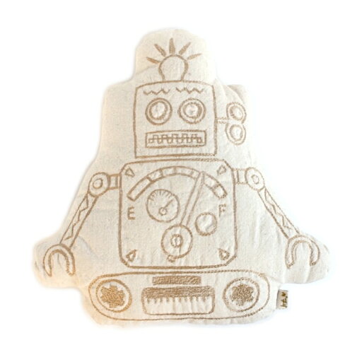 Numero 74ロボットクッション《生成りxゴールド》 Numero 74ロボットクッション《生成りxゴールド》