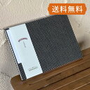 見開き御朱印帳 蛇腹式 大判 24.5x18.cm 市松柄(黒グレー) ご朱印帳 見開きサイズ ホリーホック 《メール便 送料無料 》