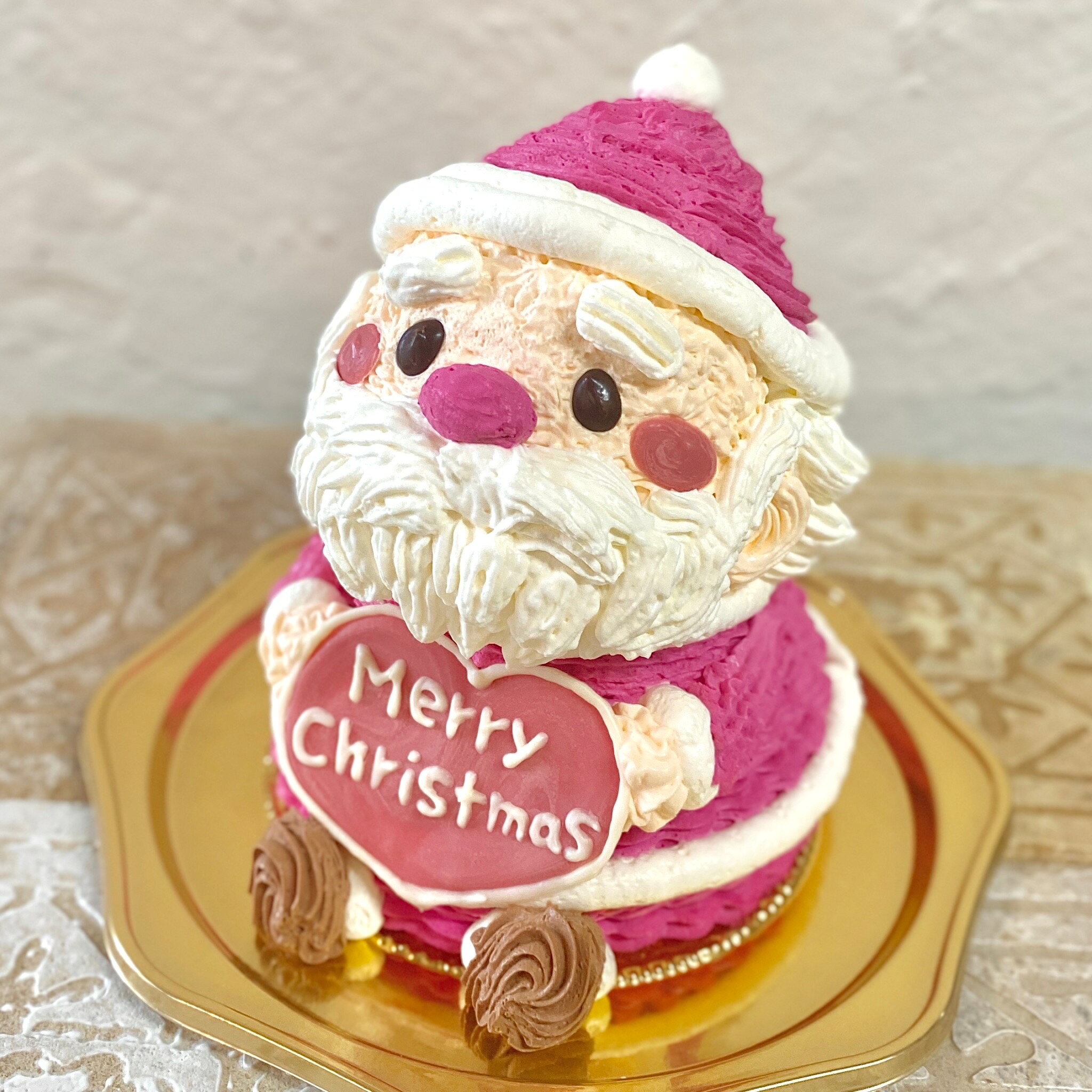 送料無料！サンタさんの立体ケーキ 5号サイズ サンタ クリスマス クリスマスケーキ ケーキ 誕生日 お祝い 記念日 動物ケーキ 3Dケーキ 立体ケーキ ドンムルケーキ サプライズ サンタクロース センイルケーキ 可愛い 人気 子供 クリスマス2026 tipitinatscakes-10000015 Tipitinats Cakes 楽天市場店 サンプル画像2