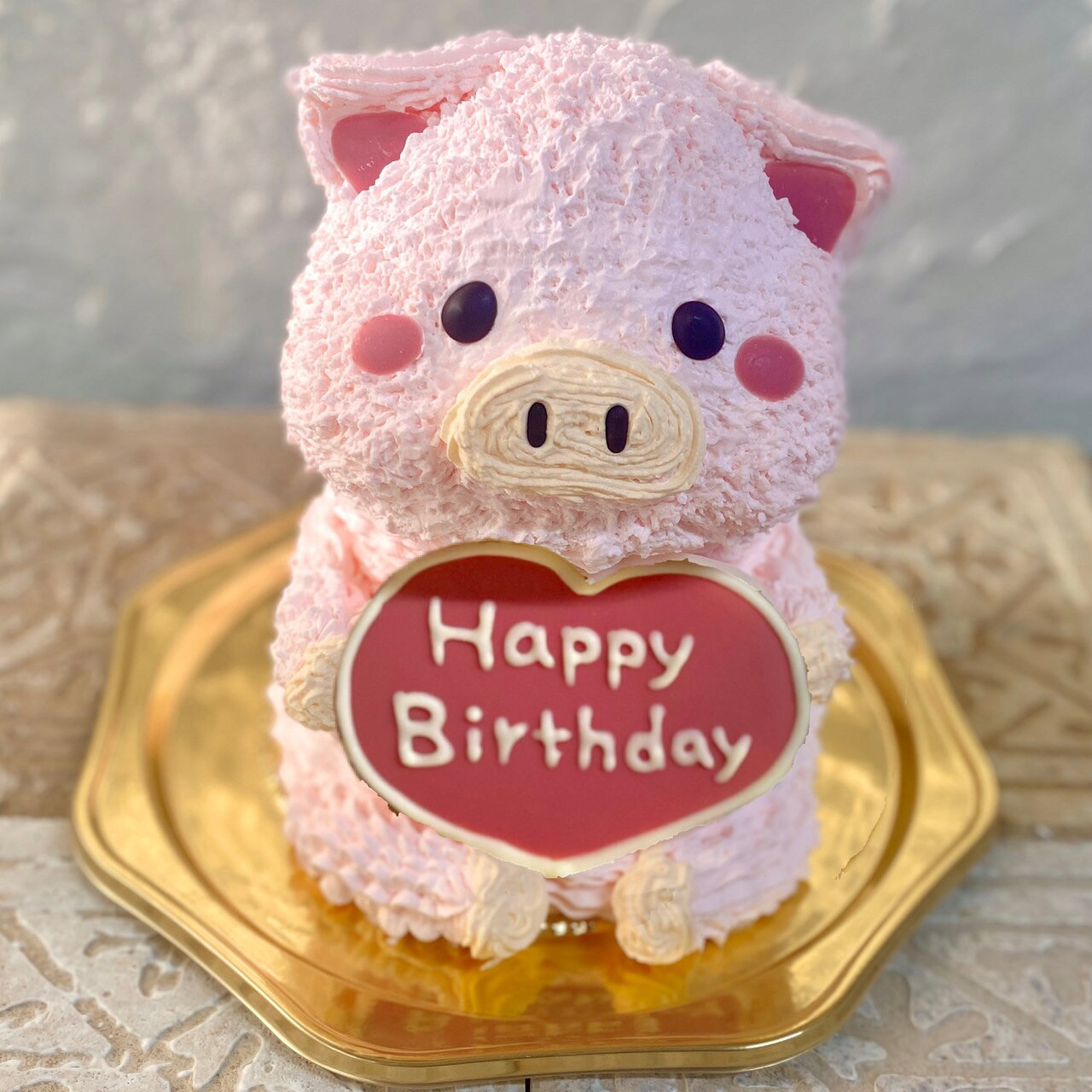 送料無料！こぶたの立体ケーキ 5号サイズ ブタ ぶた こぶた 子ブタ 誕生日 お祝い 記念日 動物ケーキ 送別 立体ケーキ センイルケーキ 誕生日ケーキ サプライズ こぶたケーキ ケーキ 可愛い かわいい 人気 子ども 子供 こども バースデー キャラクター 推し活 ホワイトデー