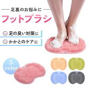 フットブラシ 足洗いマット 2枚セット かかと フットケア ボディケア 背中ブラシ 足裏ケア 角質除去 足臭い対策 お風呂グッズ 足裏マッサージ プレゼント 子...
