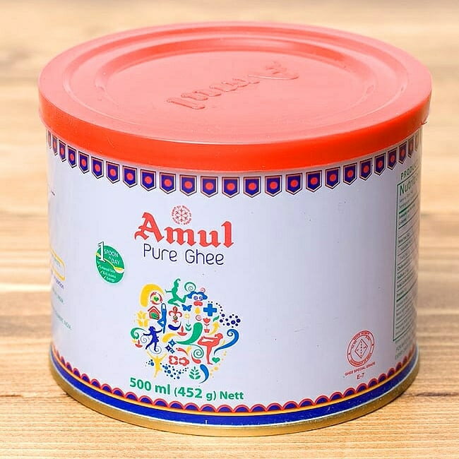 ギー ピュア 500ml 小サイズ - Pure Ghee 【Amul】