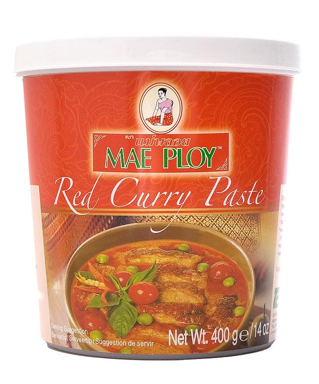 レッドカレーペースト 400g 〔MAE PLOY〕 / タイ料理 タイカレー 料理の素 PLOY（メープロイ） ココナッツ特集 エスニック料理 ココナッツオイル アジアン食品 エスニック食材 tirakita-10637039 インド雑貨・アジア雑貨-TIRAKITA サンプル画像3