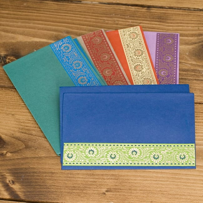 期間限定SuperSale割引 インドの封筒 SHIKHA / チマンラール Chimanlals Chimanlals(チマンラール) チマンラールのレターセ...