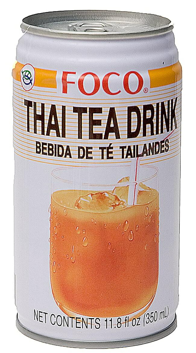 タイの紅茶 350ml (FOCO) / ジュース ココナッツ FOCO（フーコー） ベトナムコーヒー 蓮茶など チャイ ハーブティ アジアン食品 エスニック食材 1