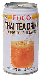 タイの紅茶 350ml (FOCO) / ジュース ココナッツ FOCO（フーコー） ベトナムコーヒー 蓮茶など チャイ ハーブティ アジアン食品 エスニック食材