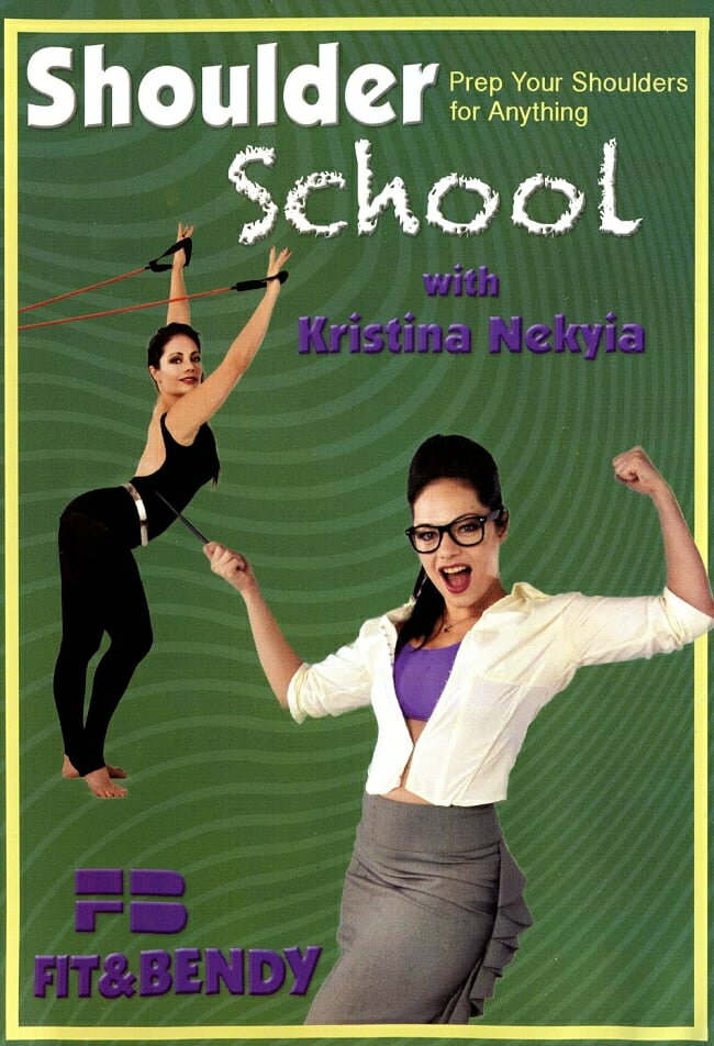 Shoulder School with Kristina Nekyia 肩のストレッチとトレーニング DVD / フィットネス ポールダンサー 曲芸師 重量挙げ選手 ヨーガ行者 武道家 水泳選手 サーファー 体操選手 Fit ＆ Bendy ベリーダンスのレッスンDVD Belly Dance