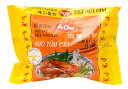 ■ベトナム・フォー (袋） 【A-One】 エビとカニ味の詳細 ブランドA-One(エーワン)名称即席米麺［ベトナムフォー　エビとカニ味］原材料名麺［米、タピオカでん粉］、スープの素［食塩、香辛料、砂糖、エビパウダー、カニパウダー、調味料［アミノ酸］］、オイルパック［植物油、エビエキス、酸化防止剤［ビタミンE、大豆由来］］、香草［コリアンダー］内容量65g（麺55g）原産国名ベトナム保存方法直射日光を避け常温で保存して下さい。備考こちらの商品には、一部に日本語表記が使われている場合がございます。賞味期限2024年06月12日かそれ以降の商品をお届けします大ロットでのご購入について飲食店様、雑貨店様など、業務用の数の多いご注文も大歓迎です。在庫がある分は即納できます。配送についてあす楽についてベトナム料理 フォー 全体写真です。中身はこんなかんじです。（写真は、同シリーズの味違いの商品です。）大きさはこれくらいです。（写真は、同シリーズの味違いの商品です。） ベトナム発、インスタントのお手軽フォー、エビとカニ味です。インスタントと言っても普通のフォー麺とスープ、薬味がセットになっただけの本物志向の一品。きし麺のように平たく、のどごしの良さが特徴のフォーはベトナムの国民食。ノンフライのヘルシーな米麺にあっさりとした海鮮スープがからみます。パクチーやその他調味料は単体で小袋に入っていますので、苦手な方は入れないこともできるので自分好みの味にアレンジすることもOK。すぐれものです。お湯で2分茹でるだけの簡単調理なので、忙しい朝やさっと済ませたいお昼ごはんに持って来い。また、ノンフライ麺で胃にも優しいのでお夜食にもおススメです。お好みのお野菜を足してお召し上がりください。お手軽にベトナムの味が楽しめます。