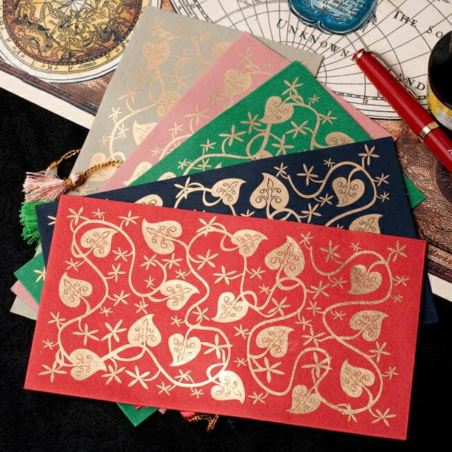 期間限定SuperSale割引 インドの封筒 Aakar / チマンラール Chimanlals Chimanlals(チマンラール) チマンラールのレターセッ...