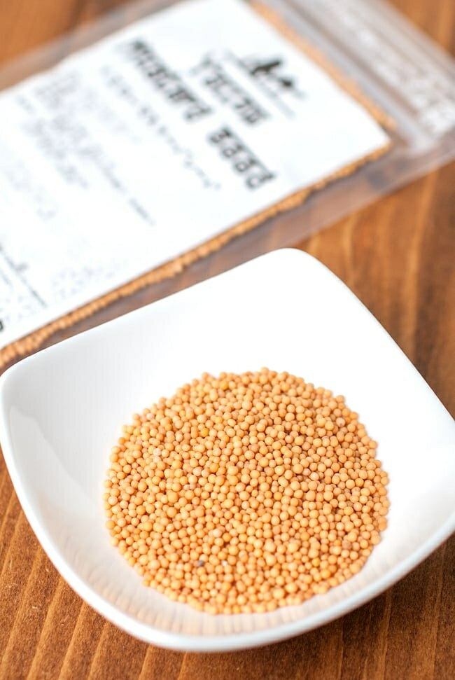 イエロー マスタード シード Yellow Mustard Seed 【20gパック】 / TIRAKITA フェネグリーク インド スパイス カレー アジアン食品 エスニック食材