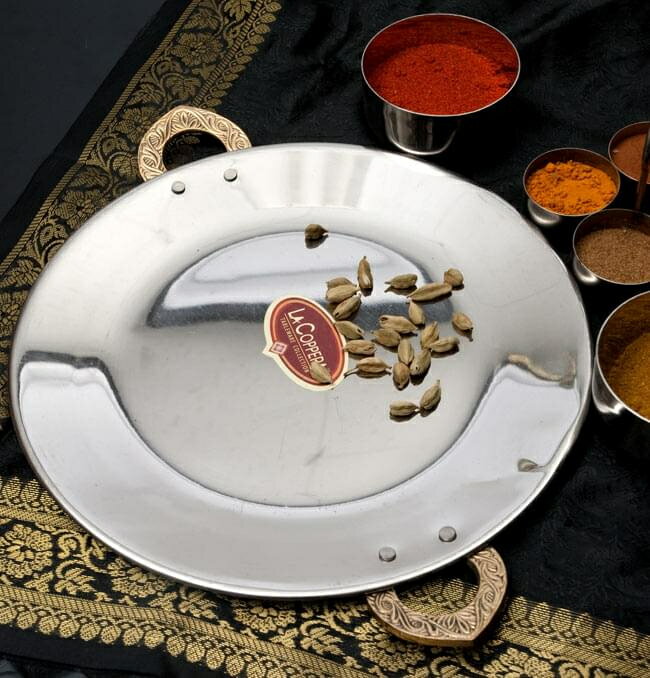 【送料無料】 タヴァ槌目仕上げ チャパティやローティ用のフライパン(直径:24cm) / カレー 皿 鍋 調理器具 ローティー インド 食器 アジアン食品 エス...