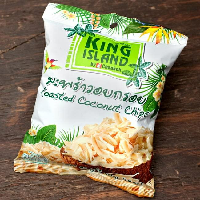 ココナッツチップス 40g 【KING ISLAND】 / ココナッツスナック ISLAND（キング アイランド） アジア（インド以外） タイ 菓子 アジアン食品 エスニック食材