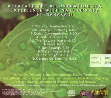 Balinese Traditional Massage＆amp;Spa2 Sacred Healing Waters＆amp;Birdsong / スパ CD リラクゼーション バリ インドネシア 民族音楽 インド音楽