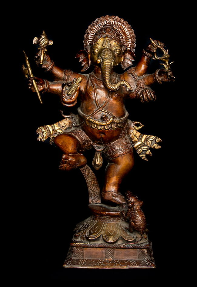  ダンシングガネーシャ 51cm / ガネーシャ像 神様像 インドの神様像 置物 エスニック アジア 雑貨