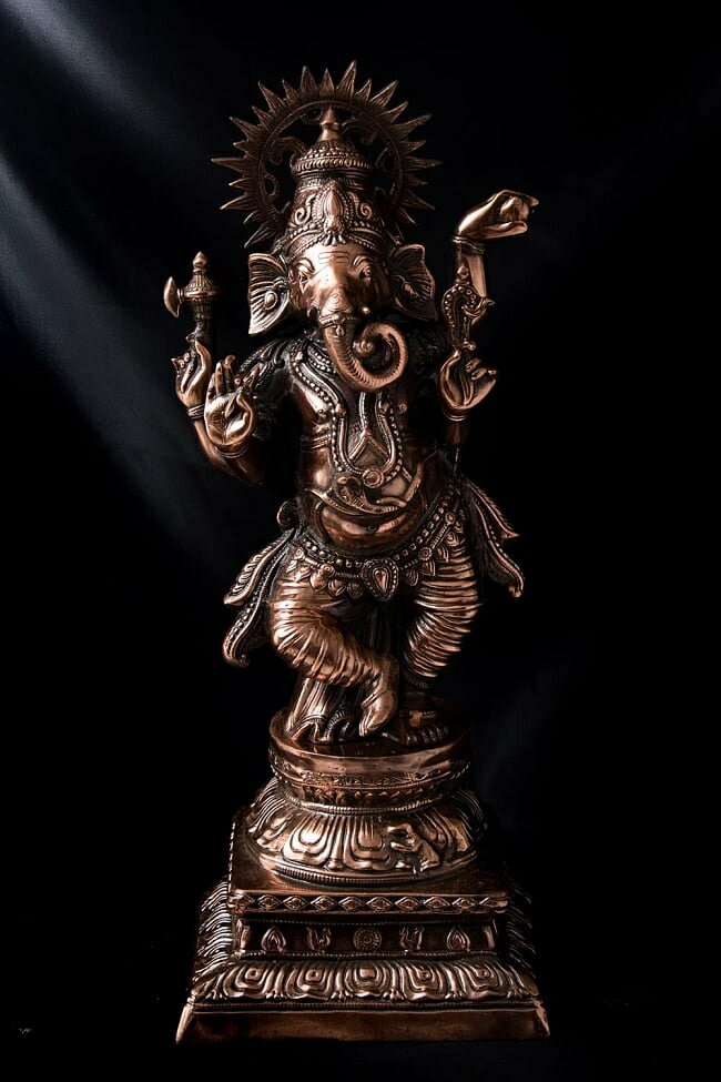  ダンシングガネーシャ 75cm / ガネーシャ像 神様像 インドの神様像 置物 エスニック アジア 雑貨