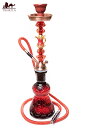  シーシャ(水タバコ) 赤 / 水パイプ 水煙管 フッカー ナルギレ フレーバー シーシャの炭 shisha hookha 即納 シーシャ（水タバコ） エスニック インド アジア 雑貨