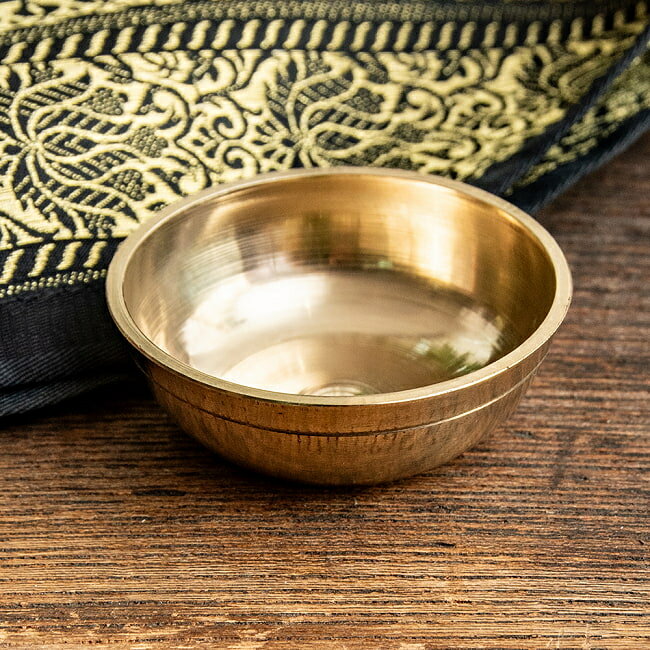 ブラスボウル（極小） / ディヤ ディワリ お香たて ランプ 灯心 礼拝用品 インド お香立て インセンス ..