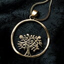 生命の木 Tree of Lifeペンダント【チェーン付】 / ツリー オブ ライフ ネックレス インド アクセ トライバル ネパール エスニック アジア アクセサリー アンクレット ピアス リング ビンディー