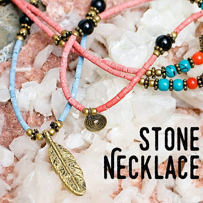 インドのストーンネックレス / アクセサリー ゴールド フェザー グルグル インド風 ペンダント エスニック アジア アンクレット ピアス リング ビンディー【...