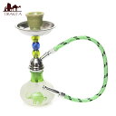 シーシャ(水タバコ) 象 緑【約19cm】 / 水パイプ 水煙管 フッカー ナルギレ フレーバー シーシャの炭 shisha hookha 即納 シーシャ(水タバコ) エスニック インド アジア 雑貨