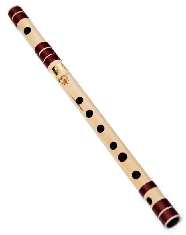 【送料無料】 高品質コンサート用バンスリ(F管) / Bansli インド 管楽器 民族楽器 インド楽器 エスニック楽器 ヒーリング楽器