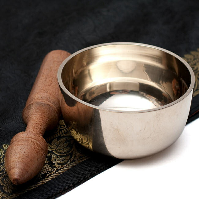 【送料無料】 高音質シンプルシンギングボウル 9.6cm / シンギングボール Singing Bowl ネパール 楽器 打楽器 民族楽…